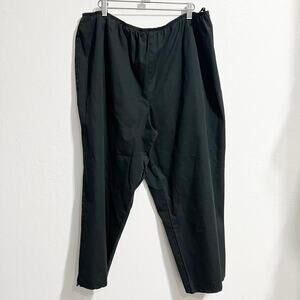 Eileen Fisher Pants Womens 3X Black Stretch Slim Pull On Casual Office Ankle